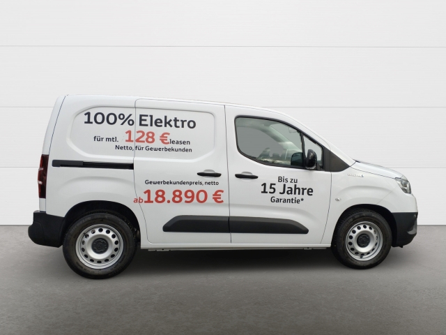 Foto 1 - Toyota Proace City Duty Comfort Electric 50 kWh L1 verblecht+4-tür+Tempomat+Lichtsensor+Klimaanlage, ice white (weiss)
