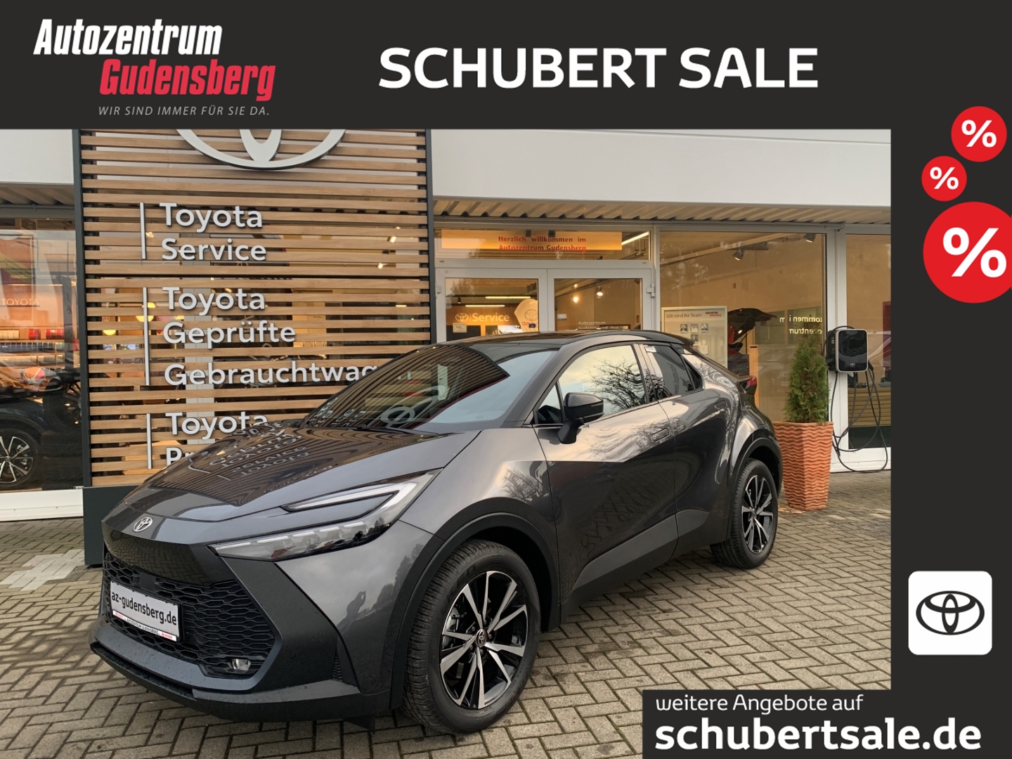 Foto 1 - C-HR Plug-In Teamplayer 2,0l Navi LED ACC El. Heckklappe Apple CarPlay Android Auto, marlingrau metallic