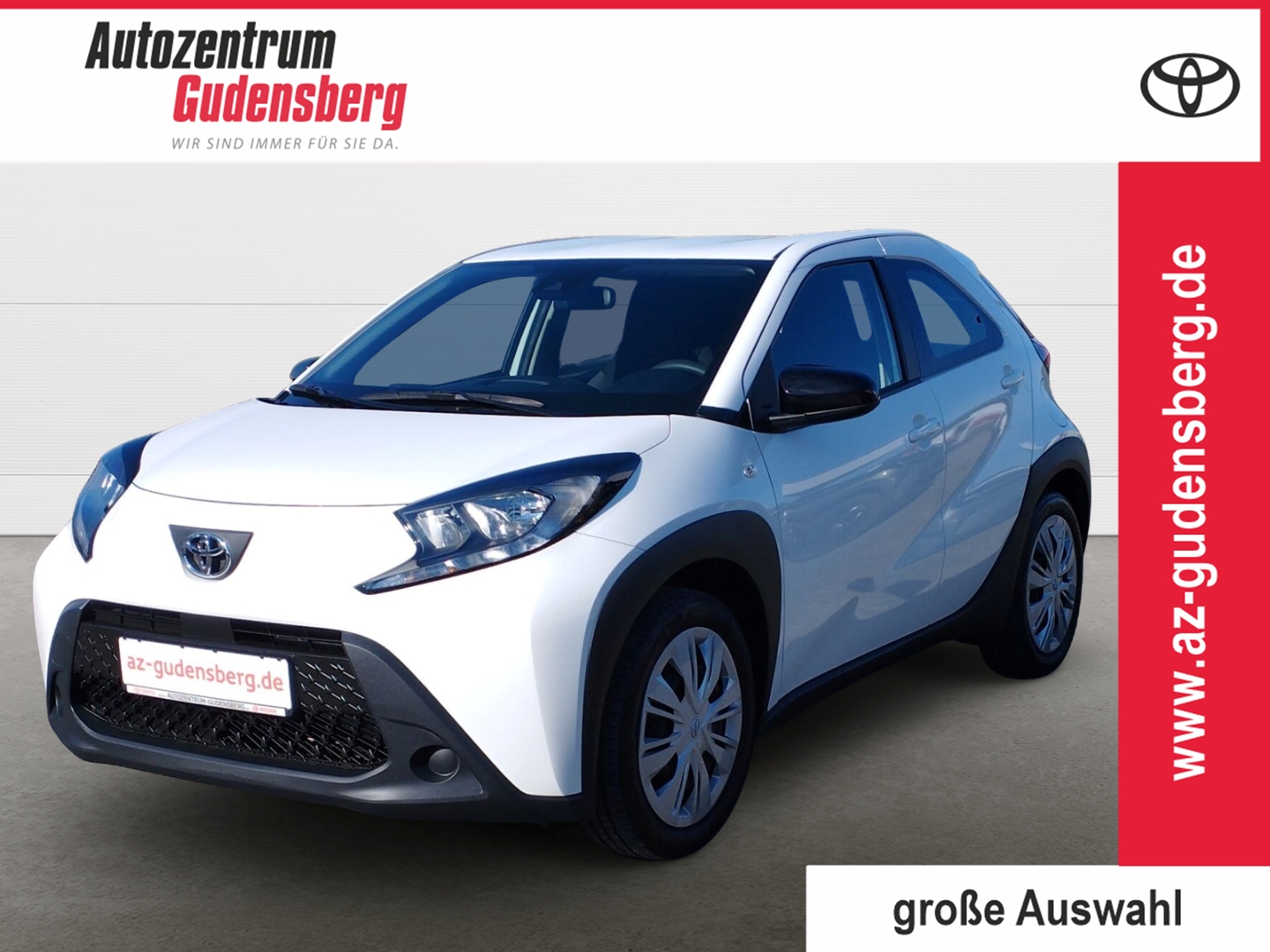 Foto 1 - Aygo X Play 5-TÜRER, 1,0-L-VVT-I, 5-GANG-SCHALTGETRIE, super white 2 (weiss)