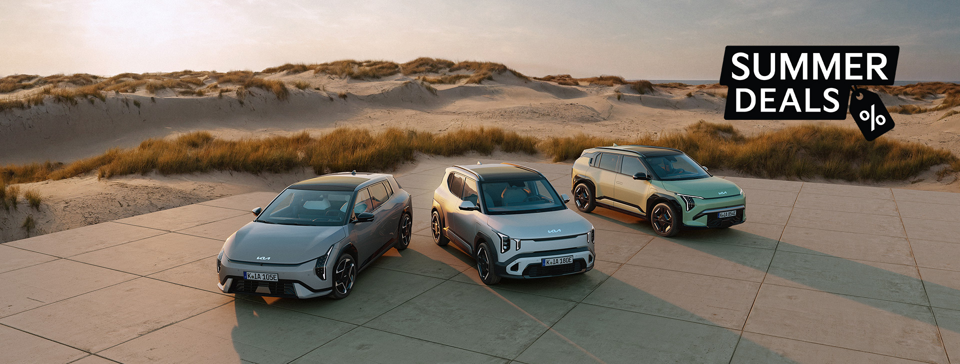 Headergrafik Kia Ev4 + Kia Ev2 + Kia Ev3